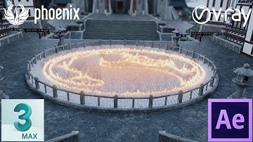 3ds Max, Phoenix FD & After Effects | Mortal Kombat Phoenix Fire