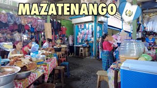 BUSY MARKET EN MAZATENANGO GUATEMALA MERCADO (Dangerous)🇬🇹