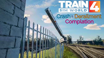 Train Sim World 4 Crash & Derailment Compilation