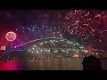 Sydney harbour bridge NYE fireworks 2022