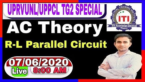 R-L parallel circuit ac theory impedance current power factor calculation in parallel circuit