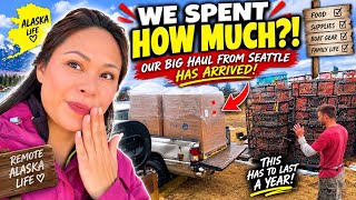 12,000 LBS of Supplies! What It Costs to Live in Remote Alaska🗻🦅