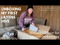 Unboxing my first Layens hive | Horizontal hive