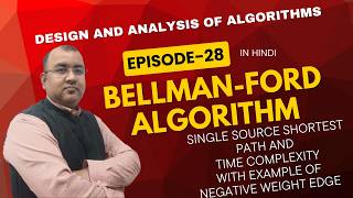 Bellman–Ford Algorithm Explained | Single Source Shortest Path | Negative Weights | DAA Tutorial