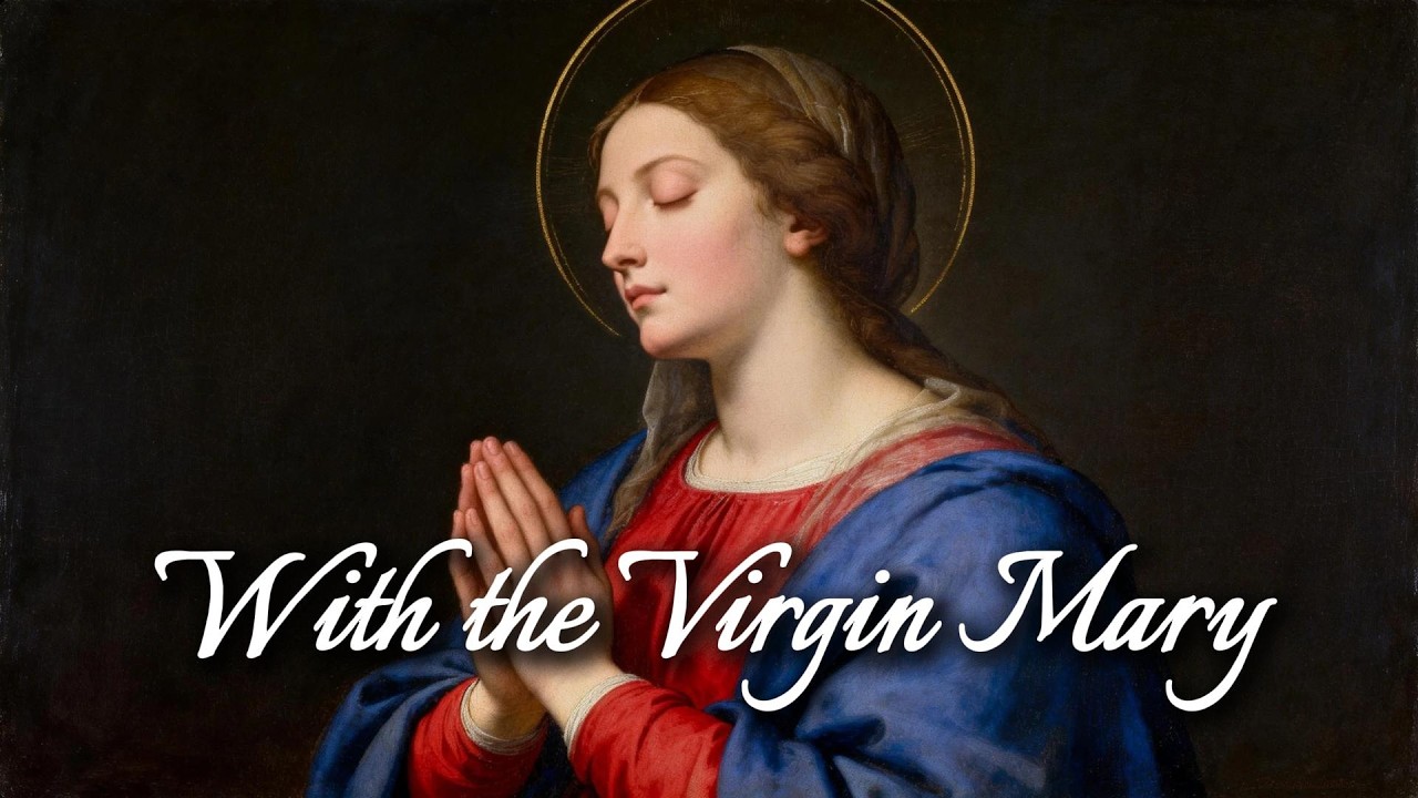 Cry in Her Arms. Let Mother Mary wipe your tears | Gregorian Chant & Catholic Choir 432Hz