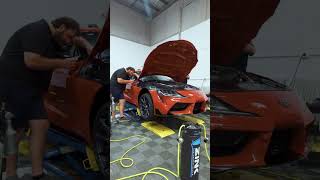 2024 MK5 Supra getting a Full Body PPF Wrap.  #fyp #foryou #ppf #supra #toyota