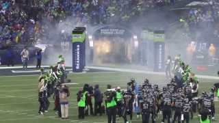 Seahawks take the field #NOvsSEA