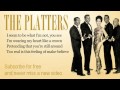 Capture de la vidéo The Platters - The Great Pretender - Lyrics