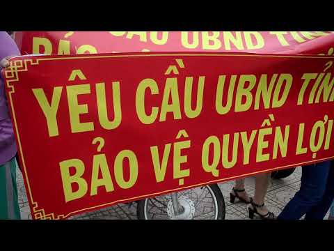 Cư dân lại xuống đường vì DỰ ÁN NHÀ Ở XÃ HỘI SIÊU CHẬM ở Khánh Hòa - Dự án HOÀNG QUÂN NHA TRANG
