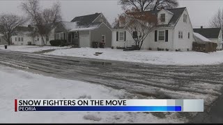 Snow fighters on the move