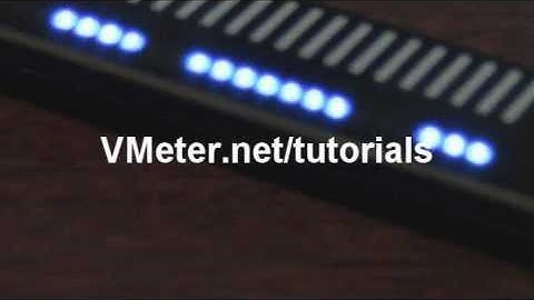 VMeter Demos: Binary Clock, Chase, Game of Life