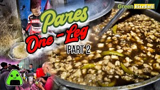 PARES ONE-LEG Nick FTI Part 2｜Balat｜Bulalo｜Beef Skew｜Filipino Street Food【GreenRiceBall】