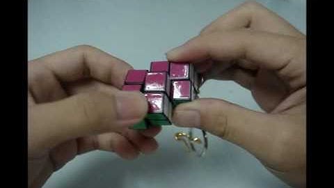 lightake:2-in-1 2x2x2 ES Magic Intelligence Test Cube Key Ring