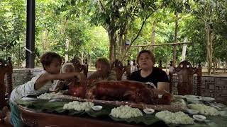 Letson Mukbang with Lola Wending at the farm️️