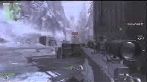 MW3  Crazy No Scope Triple Kill! 1 Bullet
