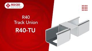 80/20: R40 Track Union (R40-TU)
To Purchase: https://bit.ly/3vP0HFh
Find in Catalog: https://bit.ly/428g7iZ
80/20 Website: https://bit.ly/3peM7n3
-Works with all Steel Roller Track Narrow (R40)
-Used to connect two roller sections
-Bends up to 45 degree angle 80/20: R40 Track Union (R40-TU)