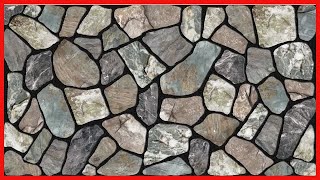 Apache Mills Masterpiece Flagstone Grey Stone Door Mat, 18-Inch by 30-Inch