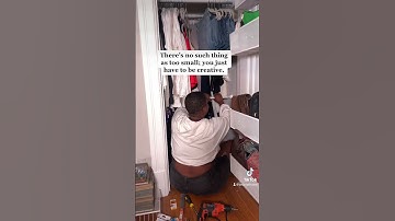 How to add storage to a small closet