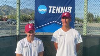 Azusa Pacific Men’s Tennis Postmatch Interview: Cole Rassner & Soeren Grandke