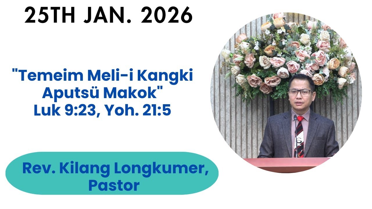 Rev. Kilang Longkumer, Pastor |