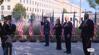 LIVE: Biden Lays Wreath at 9/11 Memorial
