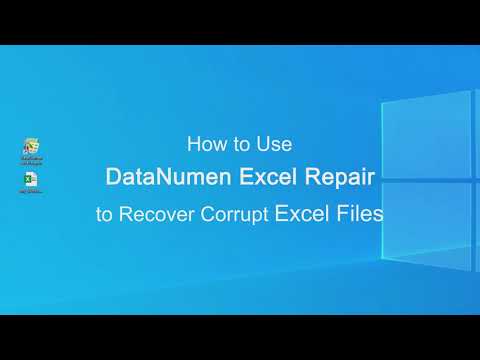 How to Use DataNumen Excel Repair to Recover Corrupt Excel Files