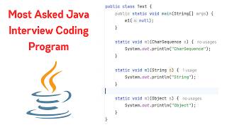 Java Interview Coding Program | Tricky Core Java Interview Coding Program Net Worth