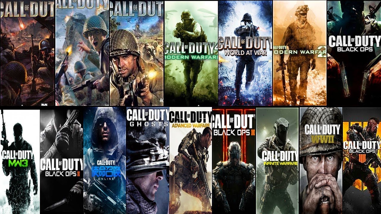 call of duty every game