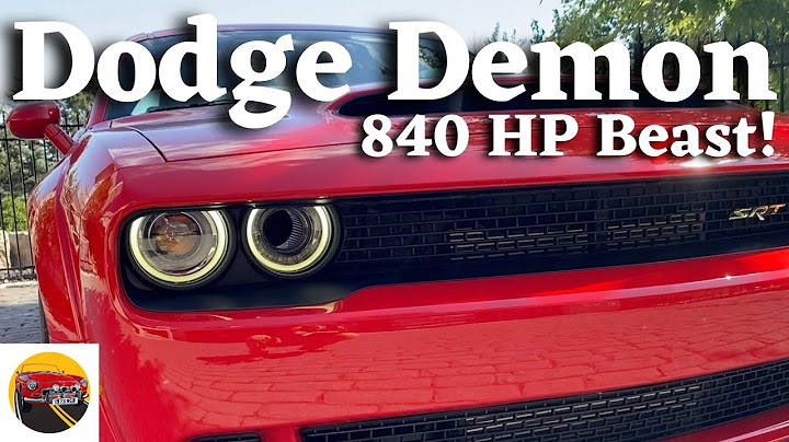 Dodge Challenger SRT Demon – The Fastest Production “Drag Car” Ever Built!