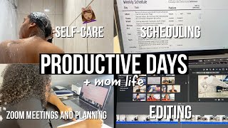 PRODUCTIVE DAYS IN MY LIFE *MOM ENTREPRENEUR EDITION* scheduling + self-care + work &amp; life balance