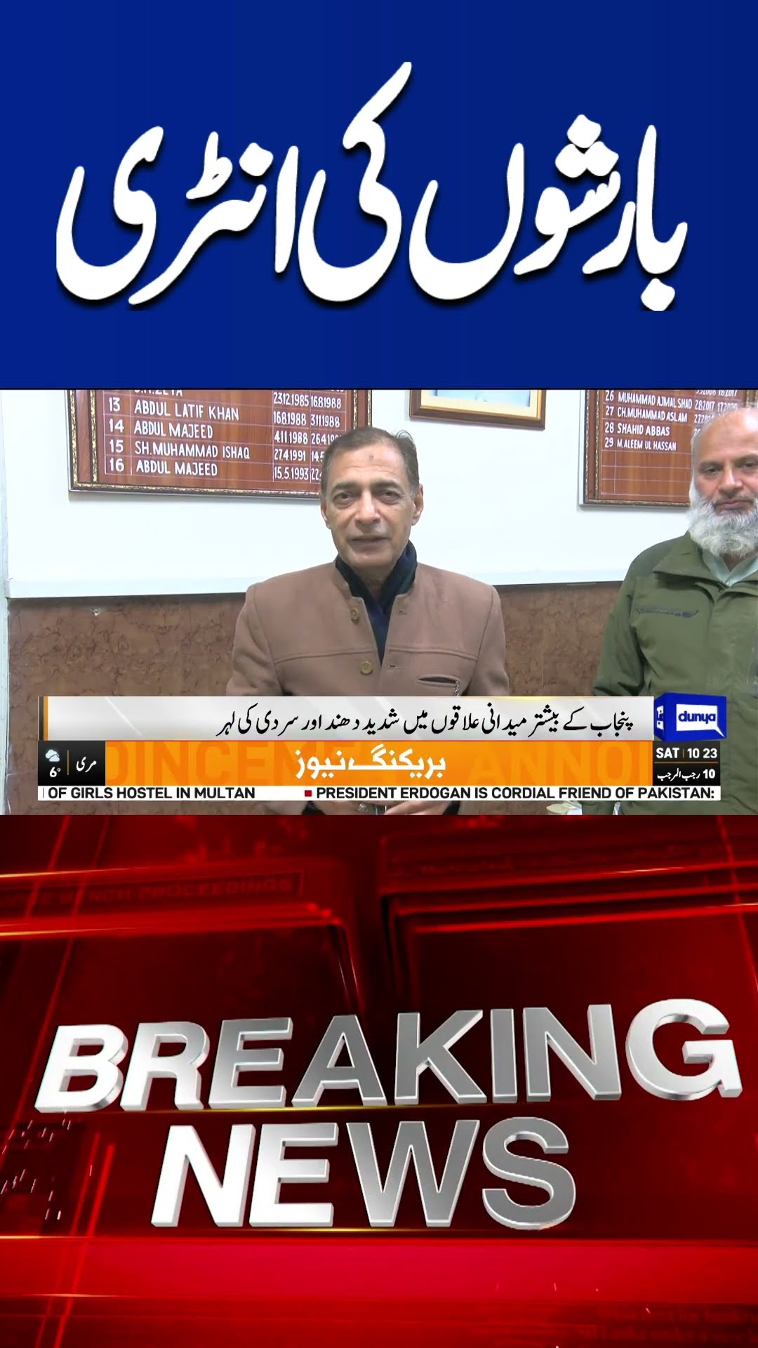 Winds Shift Towards Lahore | Rains Approach | Citizens Urged to Stay Vigilant #shortsnews