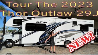 Tour the NEW 2023 Thor Outlaw 29J CClass Toy Hauler RV
