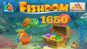 Fishdom HARD level 1650 Gameplay (iOS Android)