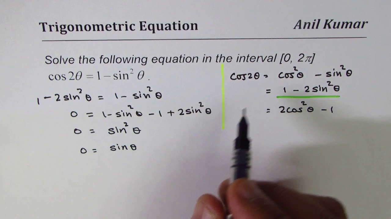 Решите уравнение sin 2x 1 0. How to solve Trigonometric equations. Trig equations. Trigonometric equations work Sheets Grade 10.