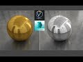 3dsmax vray gold and silver meterial tutorial