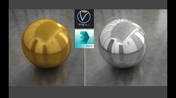 3dsmax vray gold and silver meterial tutorial