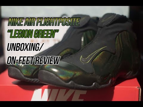 nike air flightposite green goblin