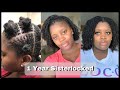 SISTERLOCKS - 1 YEAR SISTERLOCK JOURNEY | WITH PICTURES | 4C LOOSE NATURAL TO SISTERLOCKS
