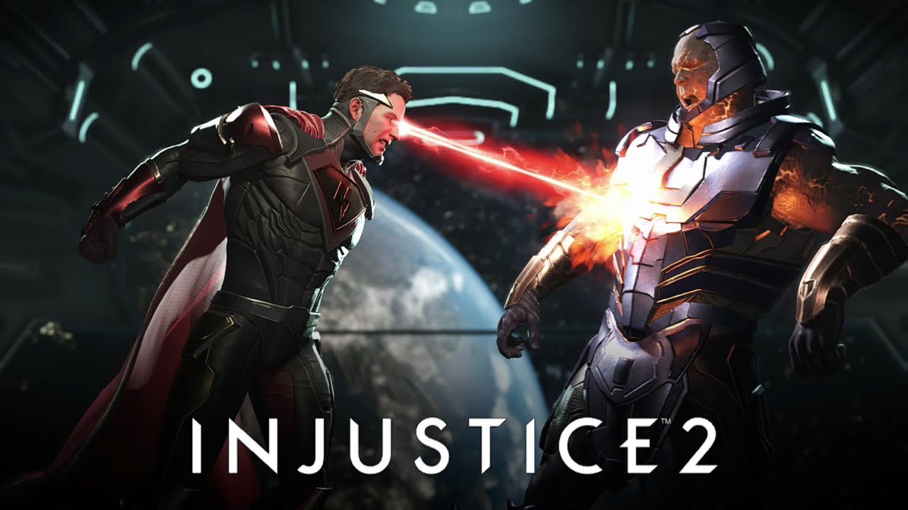 Superman vs Darkseid Gameplay Match On Hard Difficulty (Injustice 2