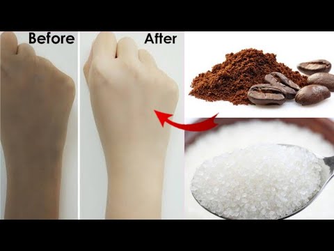 Cara memutihkan kulit badan dengan Kopi & Gula