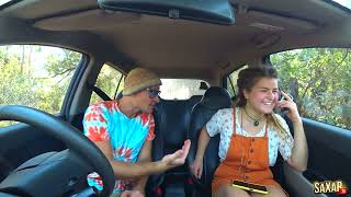 Пранк над девушкой в ​​машине с Сахар ТВ - Шепелявый Серёга устроил юмористическое шоу пранк девушка