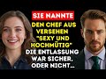 SIE NANNTE DEN CHEF AUS VERSEHEN SEXY UND HOCHMÜTIG DIE ENTLASSUNG WAR SICHER ODER NICHT