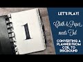 Let’s Play! Converting Coil to Discbound Planner ft. Cloth & Paper and Tul