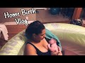 Birth Vlog | Unassisted Home Birth After A C-Section | Ebony Vanzant