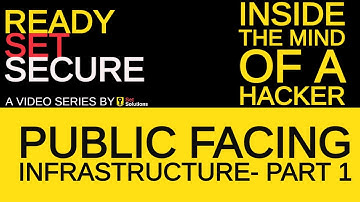 Ready, Set, Secure: Public Facing Infrastructure - Part 1