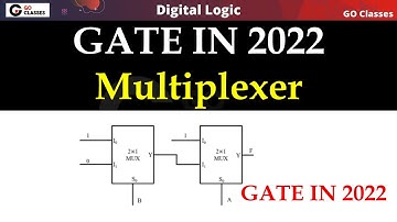 GATE IN 2022 Vraag 13 - Multiplexervraag | Mux | GATE-instrumentatie | Digitaal circuit