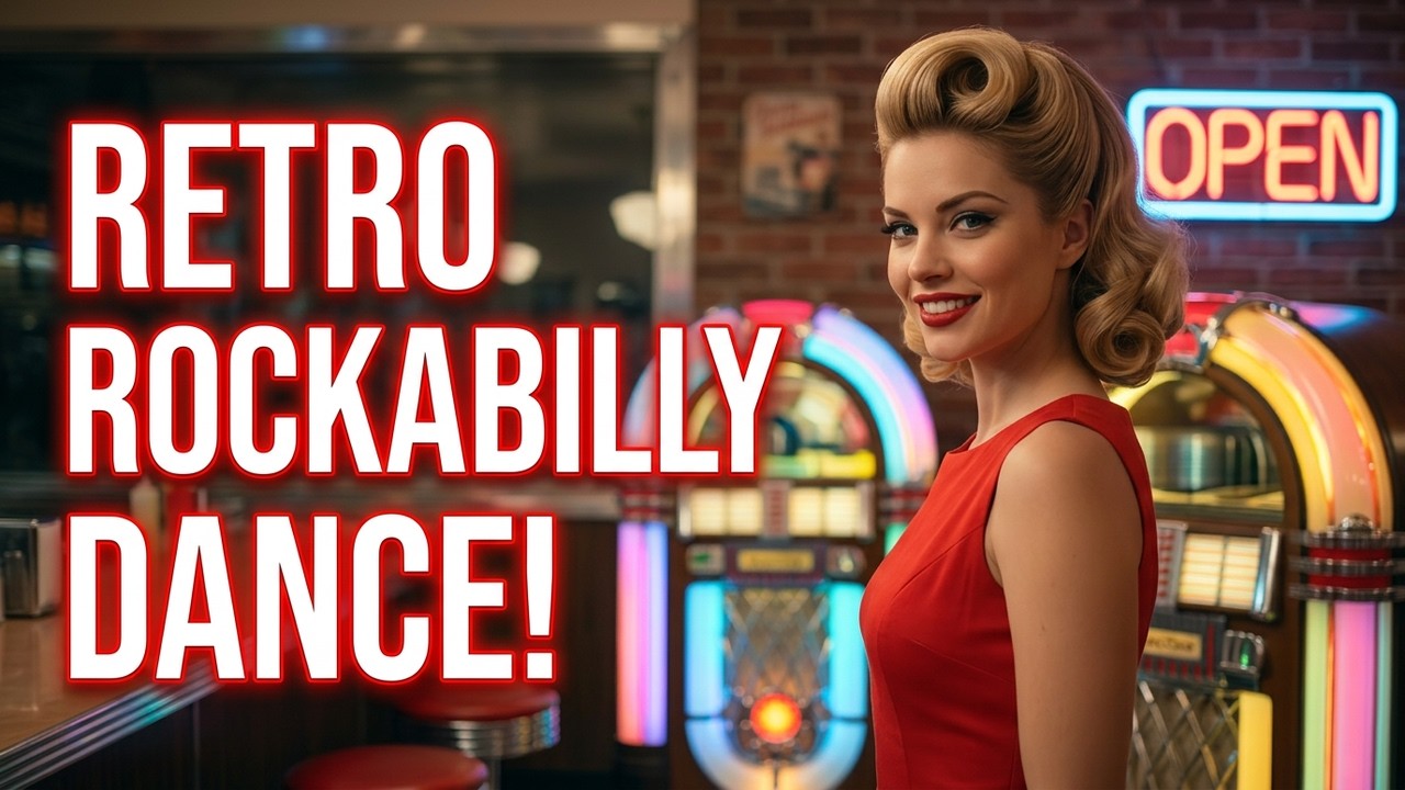 Classic Rockabilly Dance Hall Music | Cherry Coke Kisses 💋 - YouTube