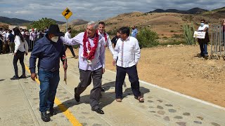 Inauguración del camino rural San Jerónimo Taviche, desde Oaxaca