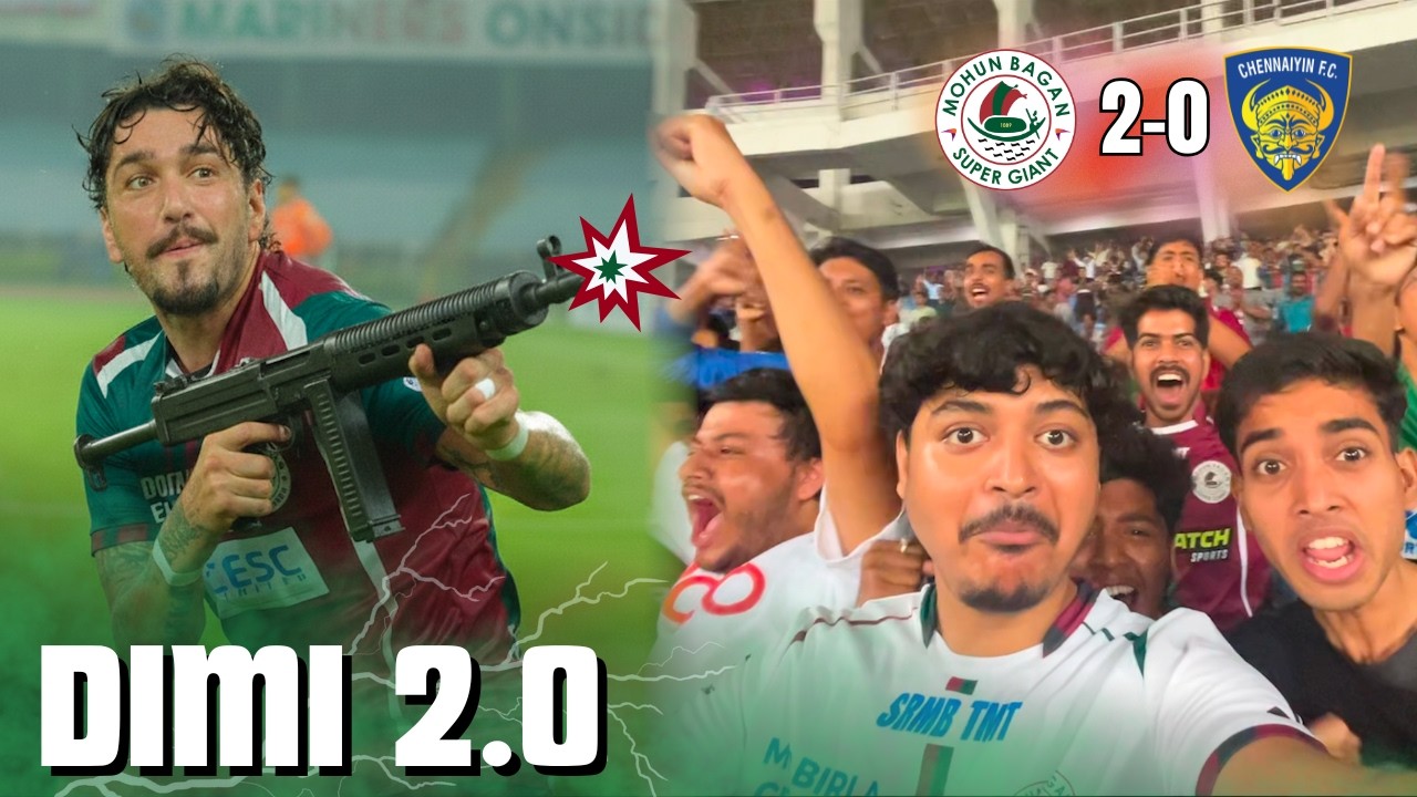 Dimi Petratos Scores | Mohun Bagan 2-0 Chennaiyin Matchday Vlog | ISL 2025-26