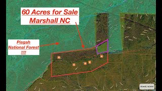 60 Acres Land For Sale Anderson Cove Road Marshall NC Overview